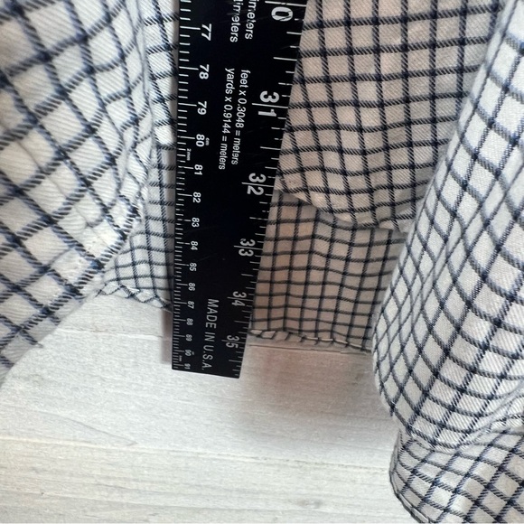 Ralph Lauren Blaire Button Down Shirt Men XXL Gray White Check Long Sleeve Logo - Picture 9 of 10